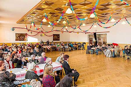 Setkání důchodců obce Dolní Třebonín 10.3.2016, foto: Lubor Mrázek