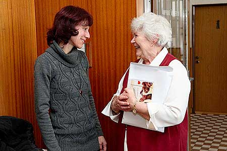Setkání důchodců obce Dolní Třebonín 7.3.2013, foto: Lubor Mrázek