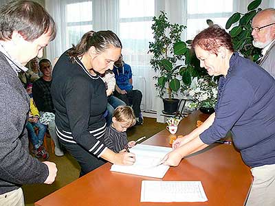 Vítání občánků 4.10.2014, foto: Jan Švec