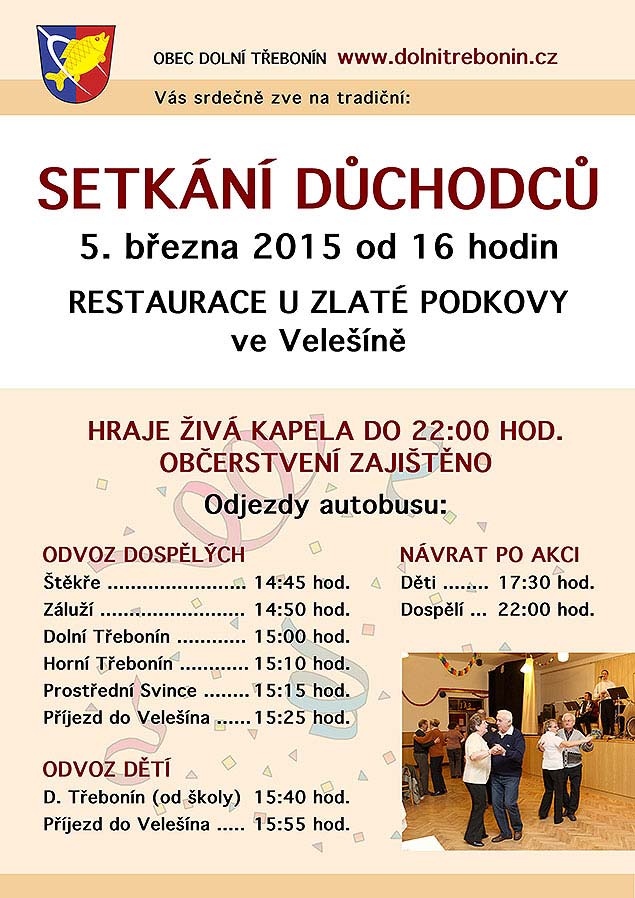 Setkání důchodců 5.3.2015