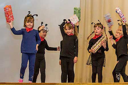 Setkání důchodců obce Dolní Třebonín 5.3.2015, foto: Lubor Mrázek