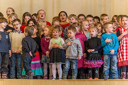 Setkání důchodců obce Dolní Třebonín 5.3.2015, foto: Lubor Mrázek