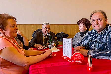 Setkání důchodců obce Dolní Třebonín 5.3.2015, foto: Lubor Mrázek