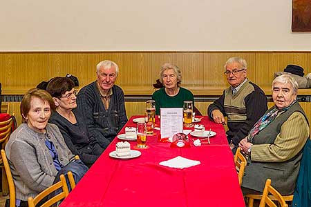 Setkání důchodců obce Dolní Třebonín 5.3.2015, Foto: Lubor Mrázek