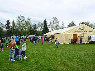 Pálení čarodějnic, Dolní Třebonín 30.4.2015, foto: Jan Švec