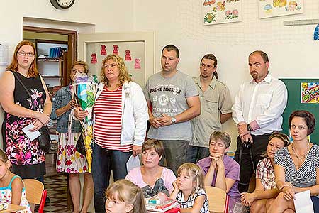 Zahájení školního roku v ZŠ Dolní Třebonín, 1.9.2015, foto: Lubor Mrázek