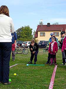 Podzimní Dětský Třebonín Petangue Open, obecní hřiště Dolní Třebonín 3.10.2015, foto: Lubor Mrázek