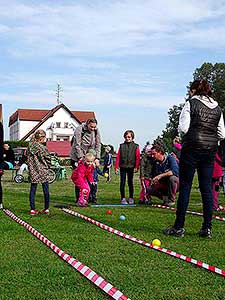 Podzimní Dětský Třebonín Petangue Open, obecní hřiště Dolní Třebonín 3.10.2015, foto: Lubor Mrázek