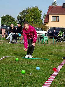 Podzimní Dětský Třebonín Petangue Open, obecní hřiště Dolní Třebonín 3.10.2015, foto: Lubor Mrázek