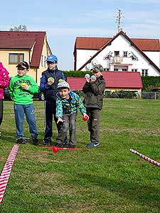 Podzimní Dětský Třebonín Petangue Open, obecní hřiště Dolní Třebonín 3.10.2015, foto: Lubor Mrázek