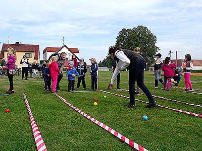 Podzimní Dětský Třebonín Petangue Open, obecní hřiště Dolní Třebonín 3.10.2015, foto: Lubor Mrázek