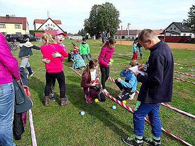 Podzimní Dětský Třebonín Petangue Open, obecní hřiště Dolní Třebonín 3.10.2015, foto: Lubor Mrázek