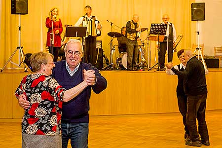 Setkání důchodců obce Dolní Třebonín 10.3.2016, foto: Lubor Mrázek