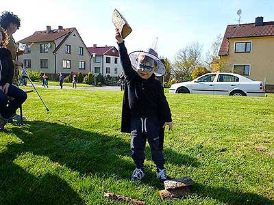 Pálení čarodějnic, Dolní Třebonín 30.4.2016, foto: Jan Švec