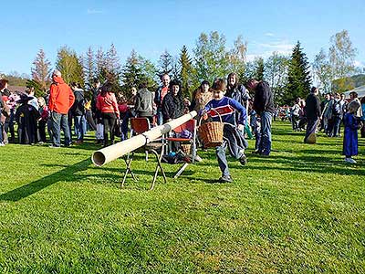 Pálení čarodějnic, Dolní Třebonín 30.4.2016, foto: Jan Švec