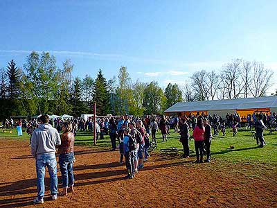 Pálení čarodějnic, Dolní Třebonín 30.4.2016, foto: Jan Švec