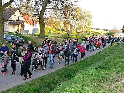 Pálení čarodějnic, Dolní Třebonín 30.4.2016, foto: Jan Švec