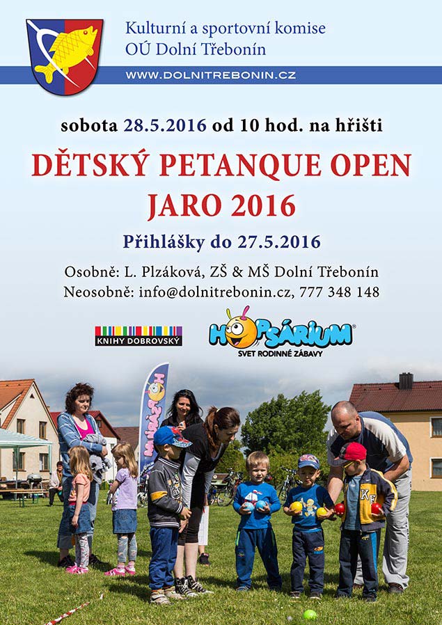 Jarní Dětský Třebonín Petangue Open 28.5.2016