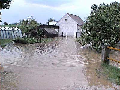 Povodně 10.6 2004, Dolní Svince a Dolní Třebonín