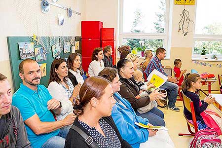 Zahájení školního roku v ZŠ Dolní Třebonín, 1.9.2016, Foto: Lubor Mrázek