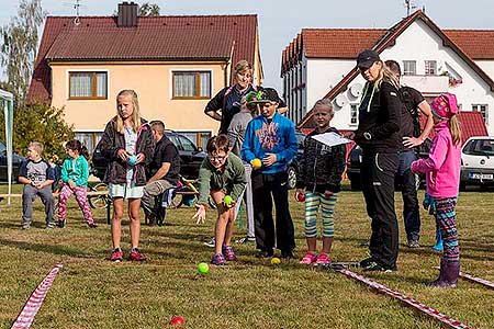 Podzimní Dětský Třebonín Petangue Open, obecní hřiště Dolní Třebonín 1.10.2016, foto: Lubor Mrázek