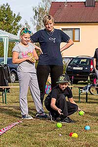 Podzimní Dětský Třebonín Petangue Open, obecní hřiště Dolní Třebonín 1.10.2016, foto: Lubor Mrázek