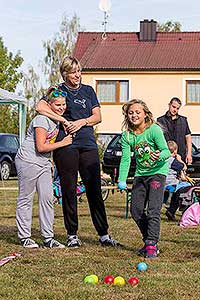 Podzimní Dětský Třebonín Petangue Open, obecní hřiště Dolní Třebonín 1.10.2016, foto: Lubor Mrázek