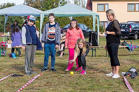 Podzimní Dětský Třebonín Petangue Open, obecní hřiště Dolní Třebonín 1.10.2016, foto: Lubor Mrázek