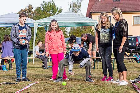 Podzimní Dětský Třebonín Petangue Open, obecní hřiště Dolní Třebonín 1.10.2016, foto: Lubor Mrázek