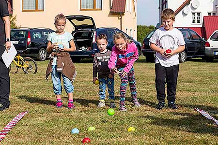 Podzimní Dětský Třebonín Petangue Open, obecní hřiště Dolní Třebonín 1.10.2016, foto: Lubor Mrázek