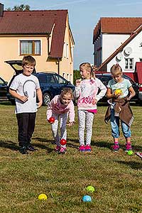 Podzimní Dětský Třebonín Petangue Open, obecní hřiště Dolní Třebonín 1.10.2016, foto: Lubor Mrázek