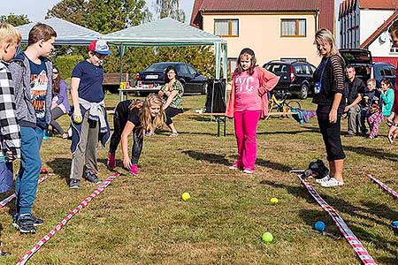 Podzimní Dětský Třebonín Petangue Open, obecní hřiště Dolní Třebonín 1.10.2016, foto: Lubor Mrázek