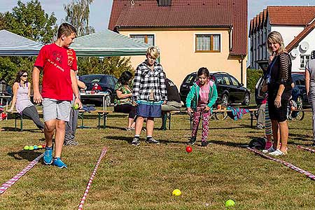 Podzimní Dětský Třebonín Petangue Open, obecní hřiště Dolní Třebonín 1.10.2016, foto: Lubor Mrázek