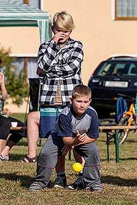 Podzimní Dětský Třebonín Petangue Open, obecní hřiště Dolní Třebonín 1.10.2016, foto: Lubor Mrázek