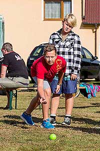 Podzimní Dětský Třebonín Petangue Open, obecní hřiště Dolní Třebonín 1.10.2016, foto: Lubor Mrázek