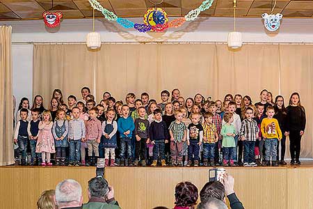 Setkání důchodců obce Dolní Třebonín 2.3.2017, foto: Lubor Mrázek