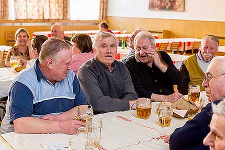 Setkání důchodců obce Dolní Třebonín 2.3.2017, Foto: Lubor Mrázek