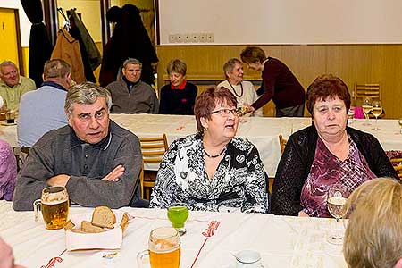 Setkání důchodců obce Dolní Třebonín 2.3.2017, Foto: Lubor Mrázek