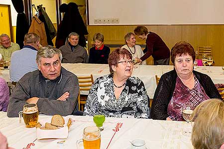 Setkání důchodců obce Dolní Třebonín 2.3.2017, foto: Lubor Mrázek