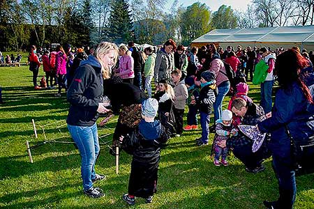 Pálení čarodějnic, Dolní Třebonín 30.4.2016, foto: Jan Švec