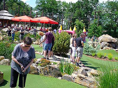 Adventure minigolf, Hluboká nad Vltavou 10.6.2017, foto: Jan Švec