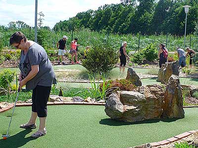 Adventure minigolf, Hluboká nad Vltavou 10.6.2017, foto: Jan Švec