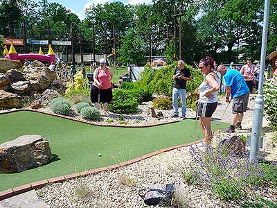 Adventure minigolf, Hluboká nad Vltavou 10.6.2017, foto: Jan Švec