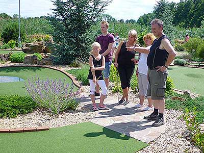 Adventure minigolf, Hluboká nad Vltavou 10.6.2017, foto: Jan Švec