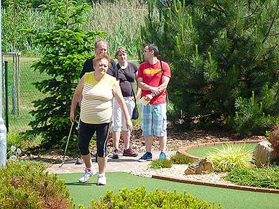 Adventure minigolf, Hluboká nad Vltavou 10.6.2017, foto: Jan Švec