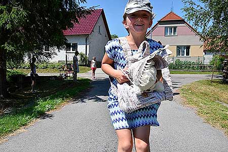 Rozloučení se školou v Dolním Třeboníně, Putování se zvířátky 24.6.2017, Foto: Jan Švec