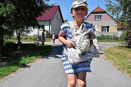 Rozloučení se školou v Dolním Třeboníně, Putování se zvířátky 24.6.2017, foto: Jan Švec