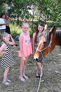 Rozloučení se školou v Dolním Třeboníně, Putování se zvířátky 24.6.2017, foto: Jan Švec