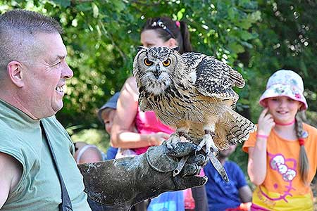 Rozloučení se školou v Dolním Třeboníně, Putování se zvířátky 24.6.2017, foto: Jan Švec