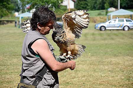 Rozloučení se školou v Dolním Třeboníně, Putování se zvířátky 24.6.2017, foto: Jan Švec